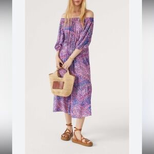 ba&sh Faga Off Shoulder Midi Dress | 2